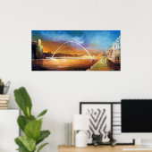Millennium Bridge Newcastle upon Tyne Print (Thuiskantoor)