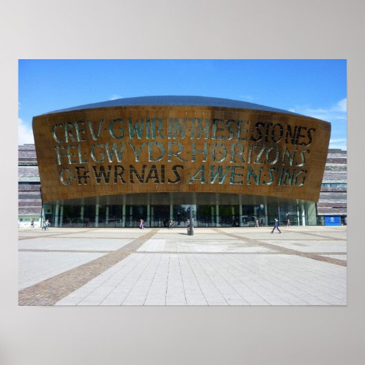 Millennium Center, Cardiff, Wales Poster (Voorkant)