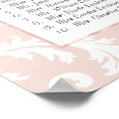 Millenniumroze je foto-weduwenkaart poster (Hoek)