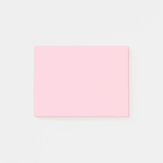 Millenniumroze vaste kleur post-it® notes (Voorkant)