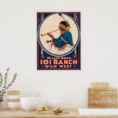 Miller Bros 101 Ranch, Poster du Wild West Circus (Cuisine)