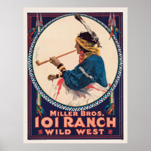 Miller Bros 101 Ranch, Poster du Wild West Circus