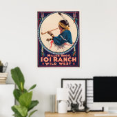 Miller Bros 101 Ranch, Poster du Wild West Circus (Bureau à domicile)