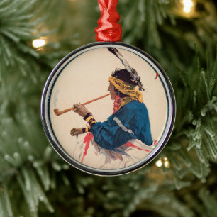 Miller Bros. 101 Ranch, Wild West Circus Poster Metalen Ornament