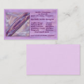 Miller Creations Carte de visite (Devant / Derrière)