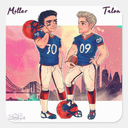 Miller en Talon Sticker (Voorkant)