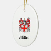 Miller Family Crest Ornament (Links)