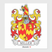 Miller Family Crest Sticker (Vel)