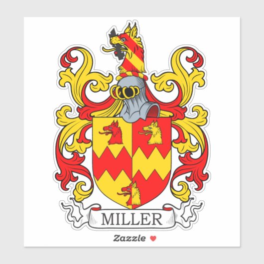 Miller Family Crest Sticker (Vel)