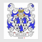 Miller Family Crest Sticker (Vel)