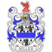 Miller Family Crest Sticker (Voorkant)