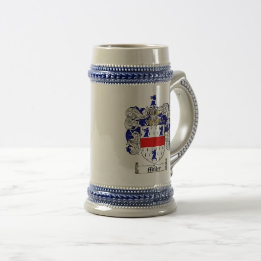 Miller Mat van Arms Stein (Engels) Bierpul (Voorkant rechts)