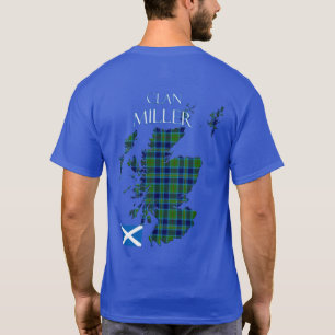 Miller Scottish Clan Tartan Schotland T-shirt