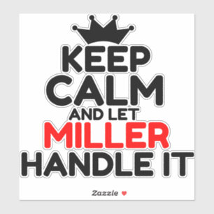 MILLER STICKER