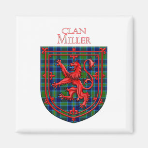 Miller Tartan Scottish Play Lion Rampant Magneet