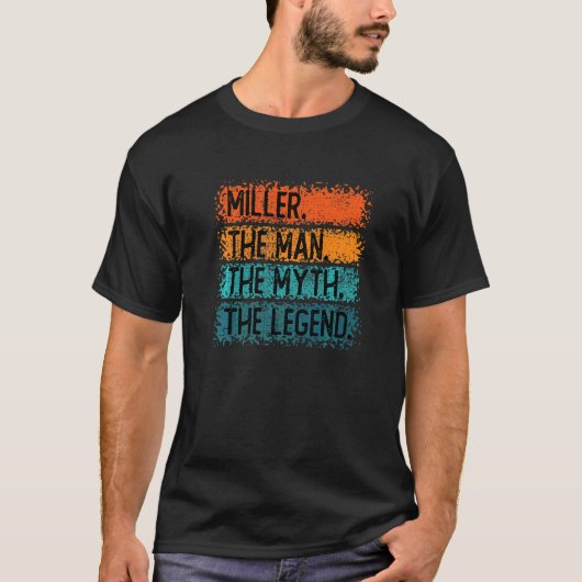 Miller The Man T-shirt (Voorkant)