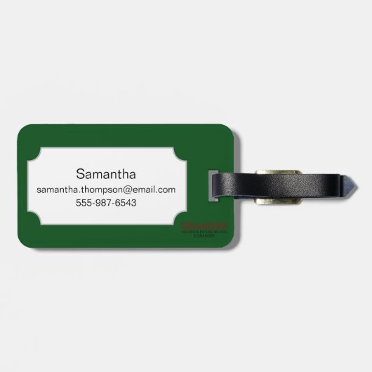 Miller: Zonnebloem Bagagelabel (Achterkant horizontaal)