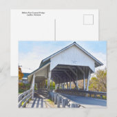 Miller's run Covered Bridge, Lyndon, Vermont Briefkaart (Voorkant / Achterkant)