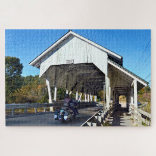 Miller's run Covered Bridge, Lyndon, Vermont Legpuzzel