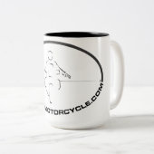 Milles par la tasse de café de moto (Devant droit)