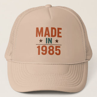 Millésime 1985 Casquette – Style Rétro Classique
