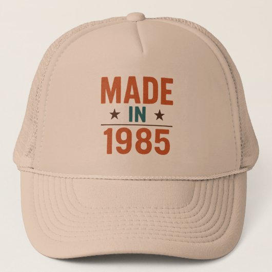 Millésime 1985 Casquette – Style Rétro Classique (Devant)