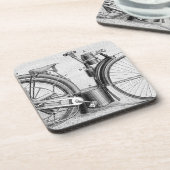 Millet Motorcycle, 1895 Bier Onderzetter (Linkerzijde)