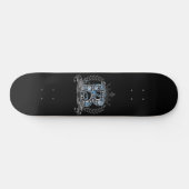 Milliardaire en skateboard penché (Horz)
