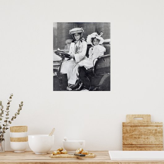 Millicent Duchess van Sutherland en haar dochter Poster (Keuken)