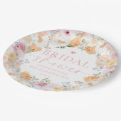 Millie Bloem Bruidsfeest Papieren Bordje (Gekanteld)
