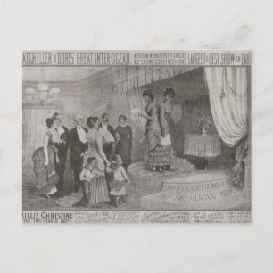 Millie Christine / De tweederangs dame Briefkaart