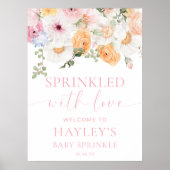 Millie Floral Baby Sprinkl Affiche de bienvenue (Devant)