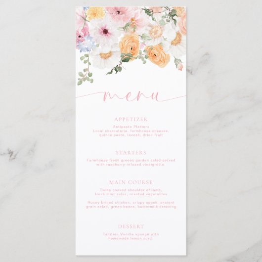 Millie Floral Long Menu & Merci (Devant)