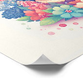 Millie Mae - Impression de lapin mignon assis dans (Coin)