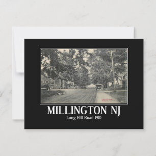 Millington NJ Rural Scene jaren 1910 geïnspireerd Briefkaart