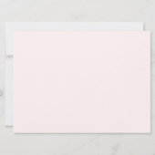 Million de Baisers et Dîner Carte Saint Valentin (Dos)