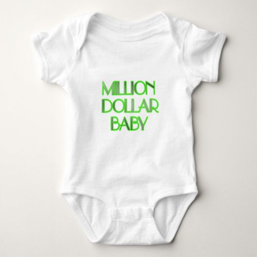 MILLION DOLLAR BABY ROMPER (Voorkant)
