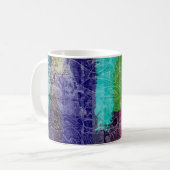 "Million Dollar Dreams" abstract art coffee mug (Devant gauche)