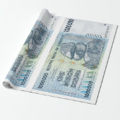 Million Dollar Wrapping Paper Cadeaupapier (Uitgerold)