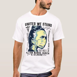 Million Nurse March United Nurse March 12 mei 2022 T-shirt