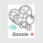 Million Piece Jigsaw Sticker (Vel)