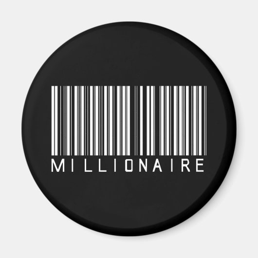 Millionaire barcode magneet (Voorkant)