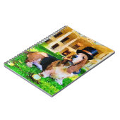 Millionaire Basset hound Spiral Notebook Notitieboek (Linkerzijde)
