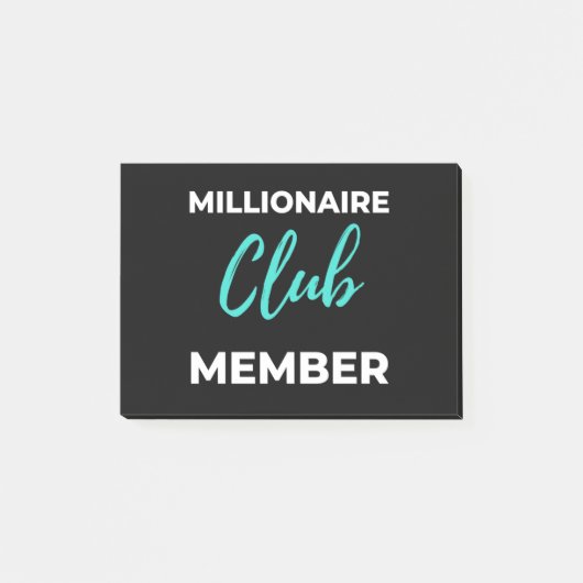 Millionaire Club Member Post-it® Notes (Voorkant)