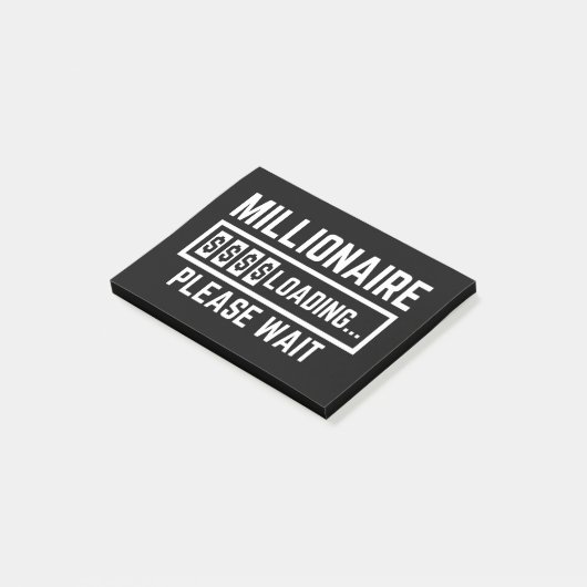 Millionaire Loading Please Wait Post-it® Notes (Schuin)