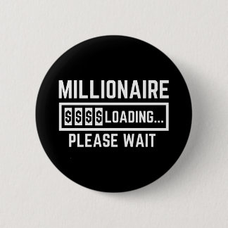 Millionaire Loading Please Wait Ronde Button 5,7 Cm