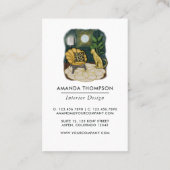 Millionaire Mindset Boss Babe Interior Designer Visitekaartje (Achterkant)