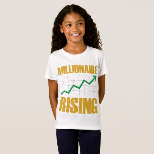 Millionaire Rising Girl's Jersey T-shirt