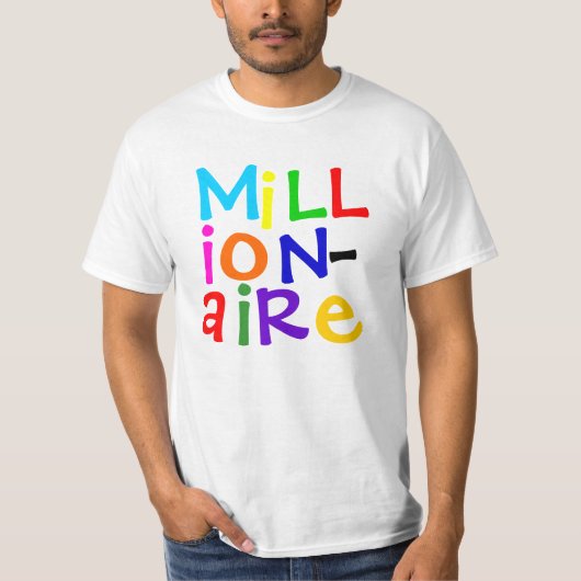 MiLLiONAiRE T-shirt (Voorkant)
