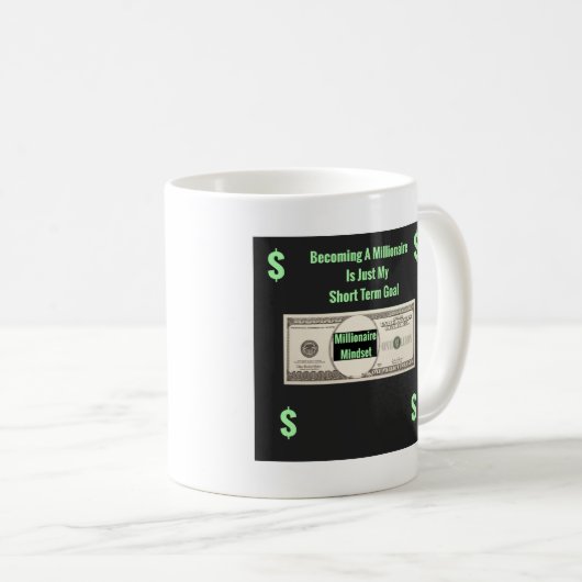 Millionnaire Mindset Gig Mug (Devant droit)